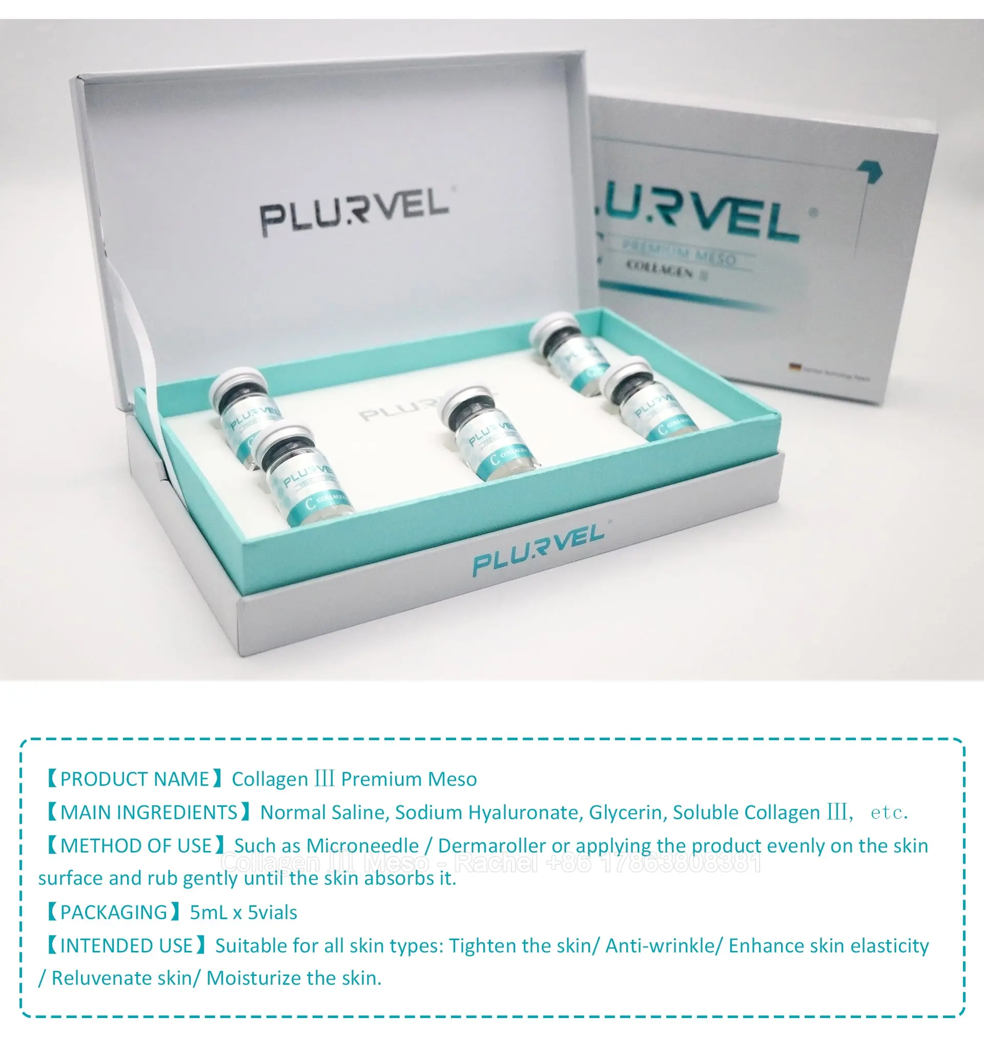 Collagen III Premium Meso 5ml × 5 — Premium Meso / Collagen product image 3